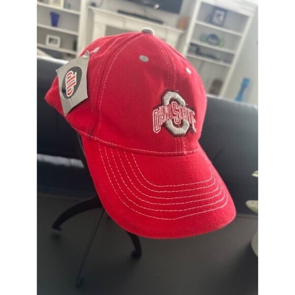 Ohio State Buckeyes Hat Cap Red One Size Adjustable Donegal Bay USA Washable - Picture 1 of 11